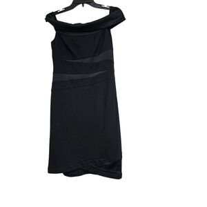 Halston Heritage‎ Black Dress Women Medium